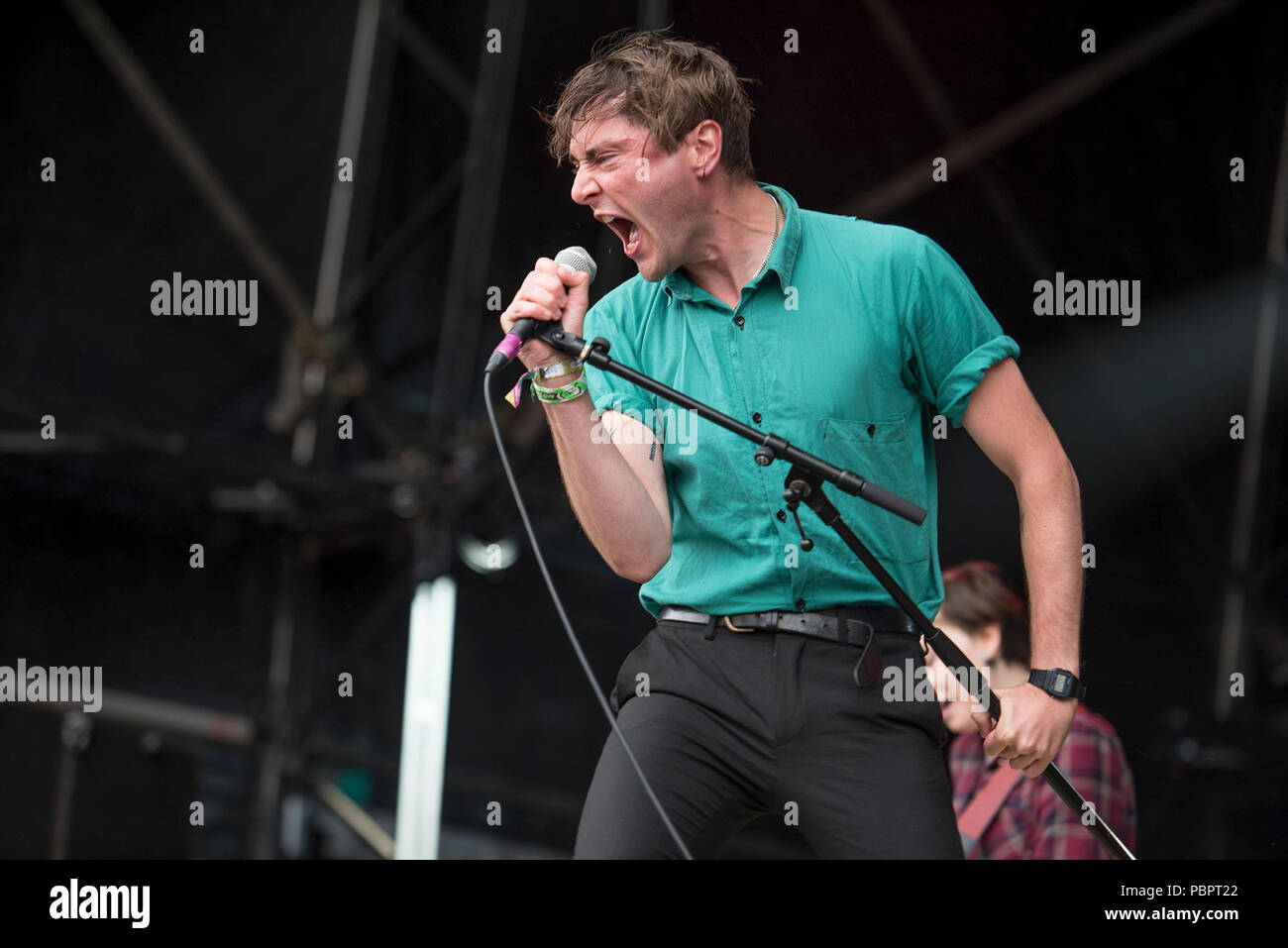 Penrith, UK. 29th July 2018. Life perform at Kendal Calling 29/07/2018 Lowther Deer Park, Penrith, Cumbrial © Gary Mather/Alamy Live News Stock Photo
