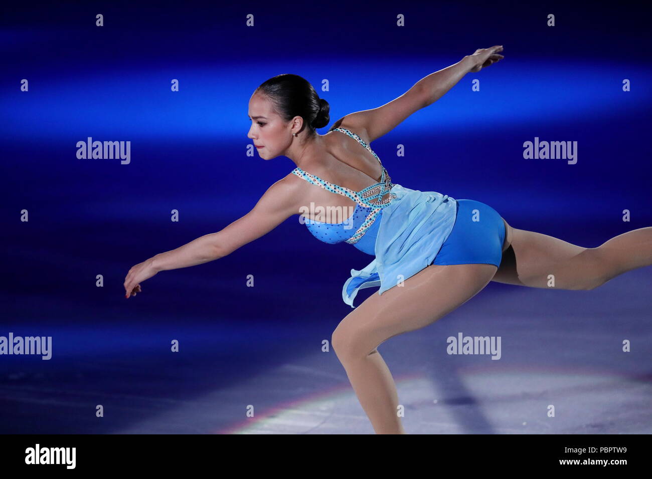 Osaka, Japan. 28th July, 2018. Alina Zagitova Figure Skating THE ICE