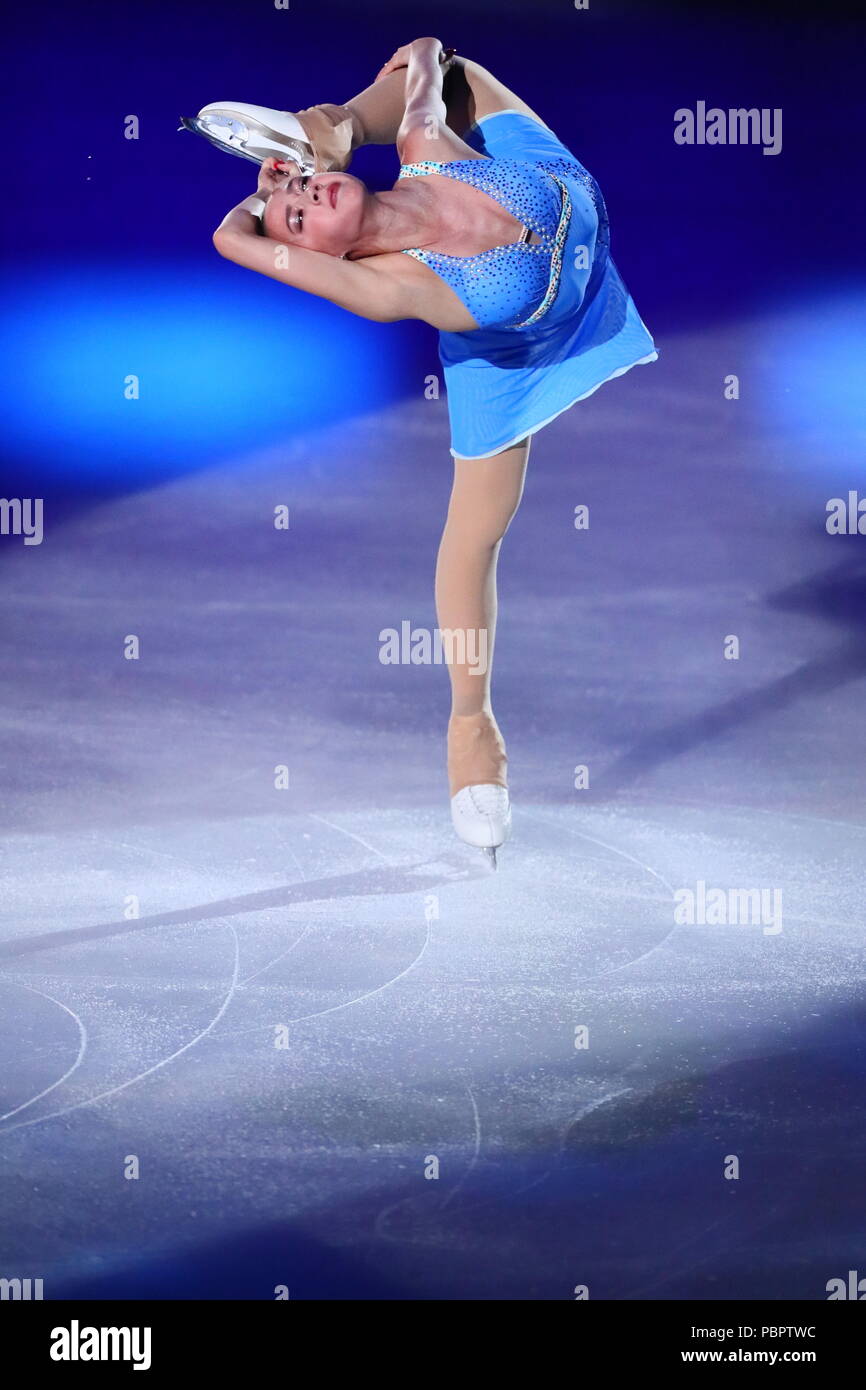Osaka, Japan. 28th July, 2018. Alina Zagitova Figure Skating THE ICE