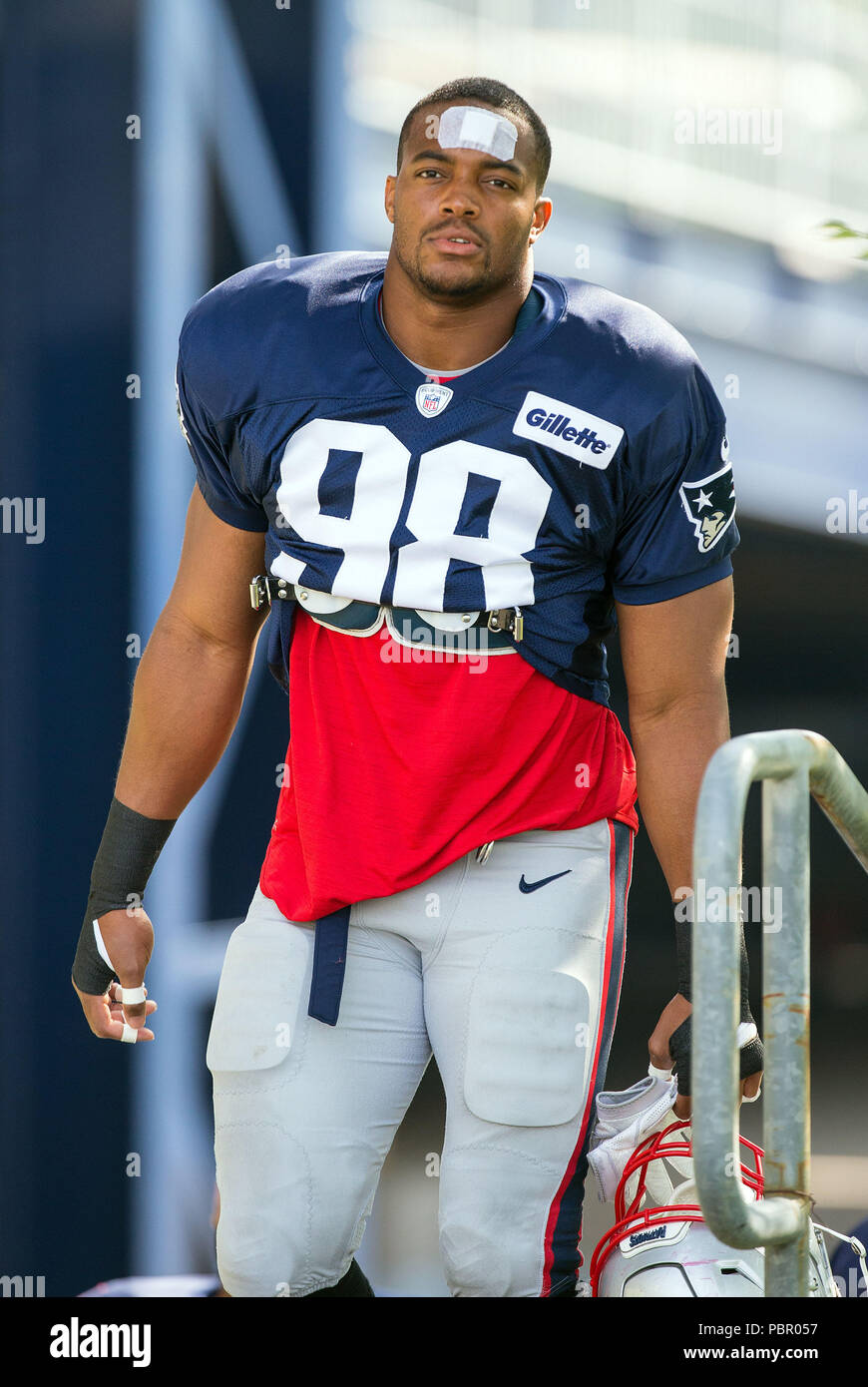 Gillette Stadium. 29th July, 2018. MA, USA; New England Patriots