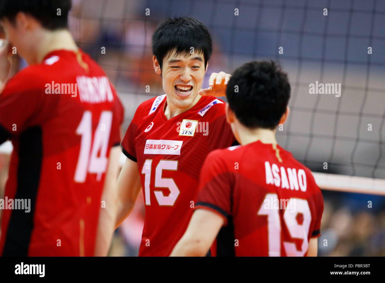 Funabashi Arena Chiba Japan 29th July 2018 Lee Haku Jpn July 29 2018 Volleyball 1076