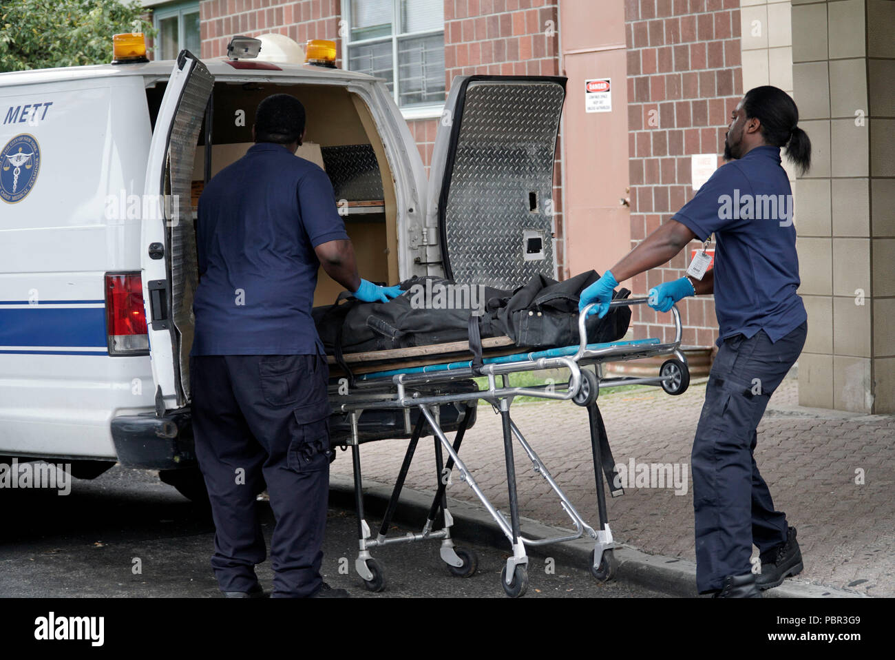New York, New York, USA. 29th July, 2018. Chief Medical Examiner serves