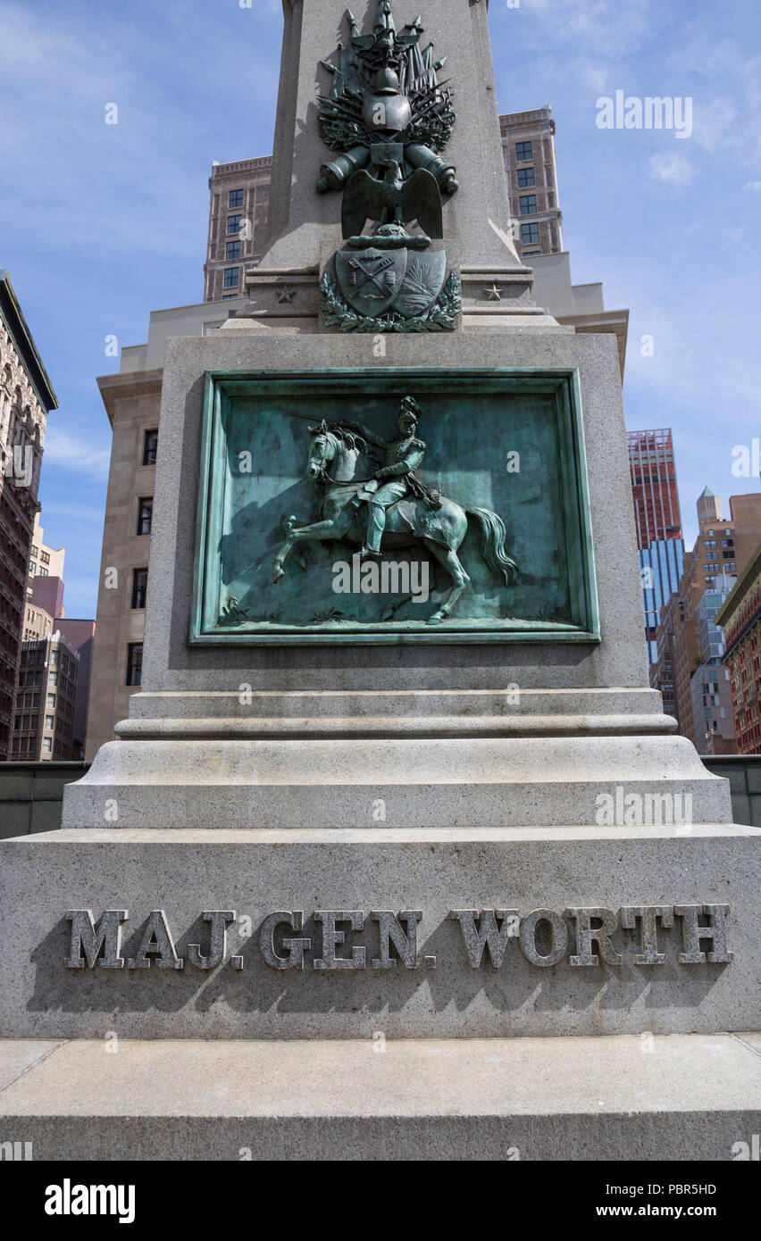 General Worth monument, New York, USA Stock Photo