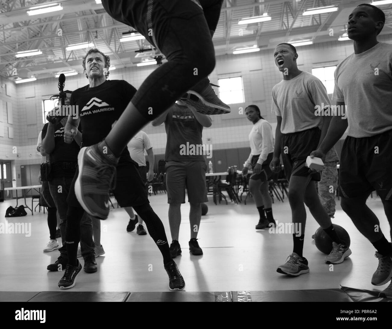 Air force alpha warrior Black and White Stock Photos & Images - Alamy