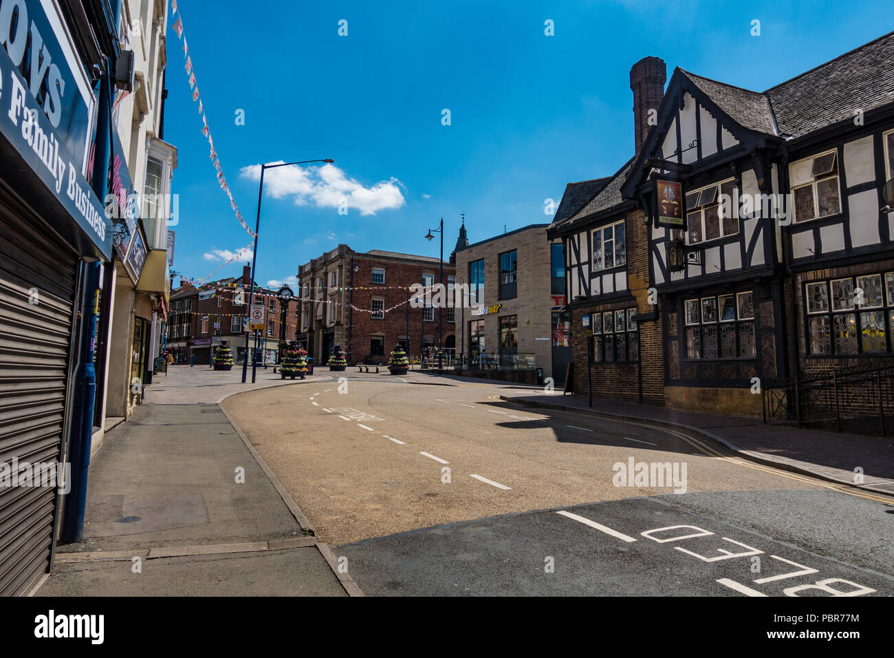 Stourbridge town center. 2018 West Midlands. UK Stock Photo