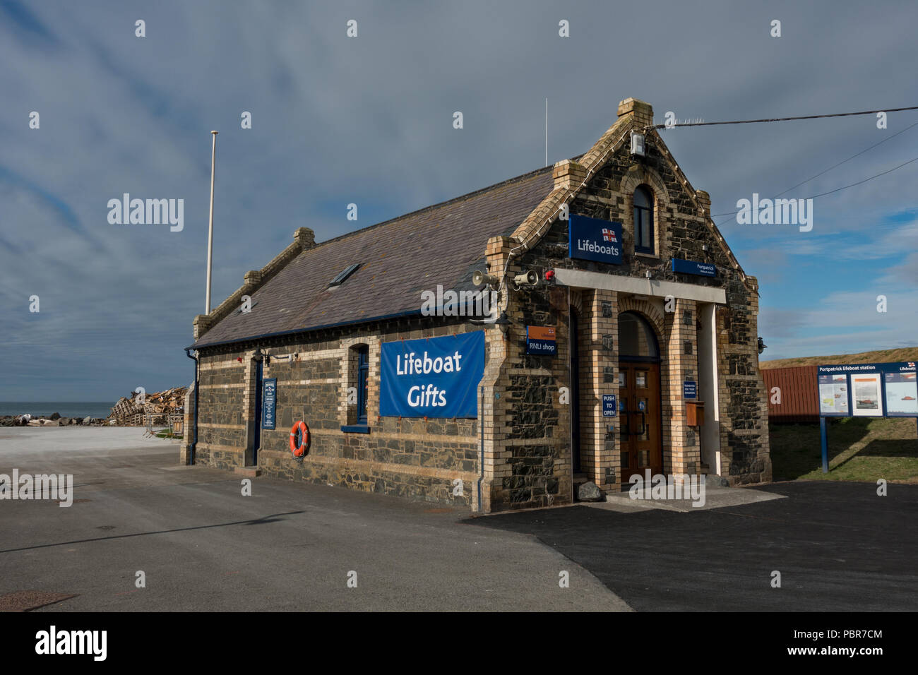 Port patrick lifeboat station hi-res stock photography and images - Alamy