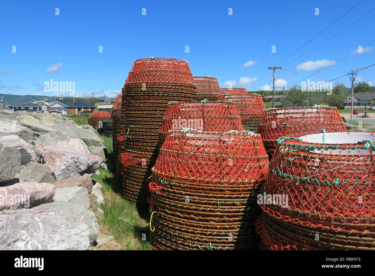 Snow crab traps hi-res stock photography and images - Alamy