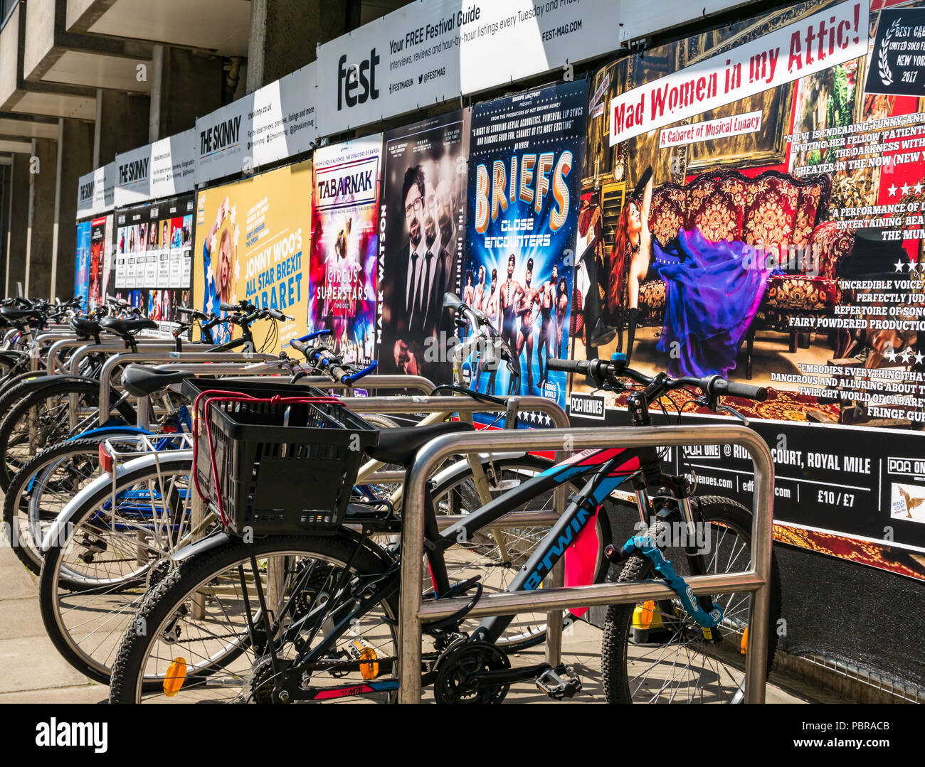 Edinburgh fringe festival posters hires stock photography and images