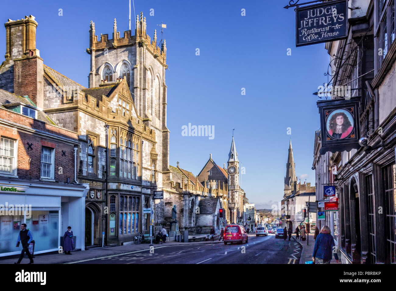 Dorchester high street hires stock photography and images Alamy