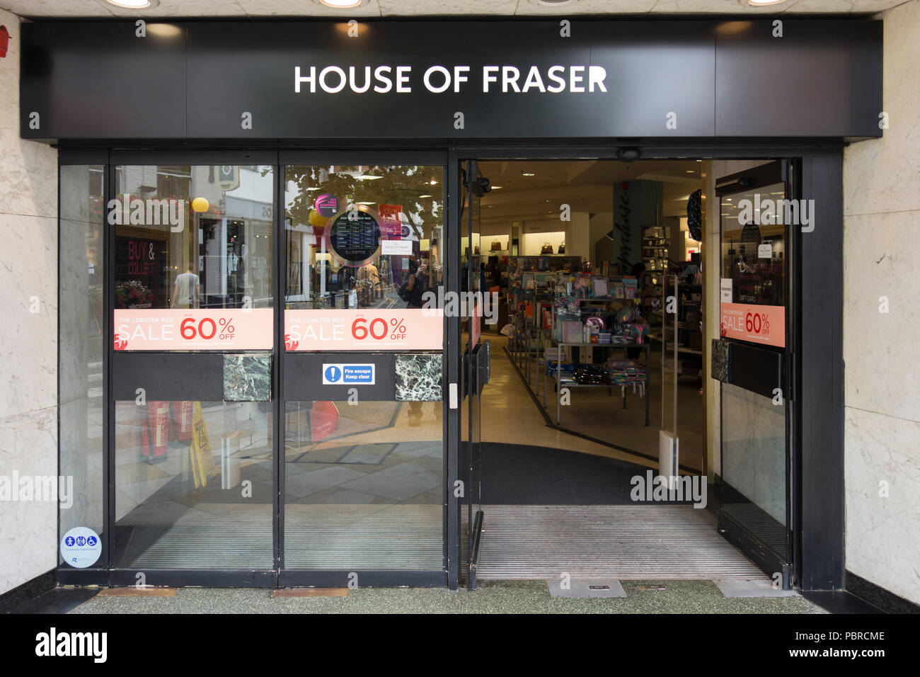 House Of Fraser Cva Stock Photos House Of Fraser Cva Stock