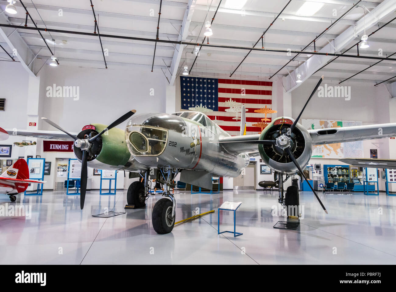 Douglas AB-26C Attack Bomber Invader at AZCAF, Mesa, AZ Stock Photo
