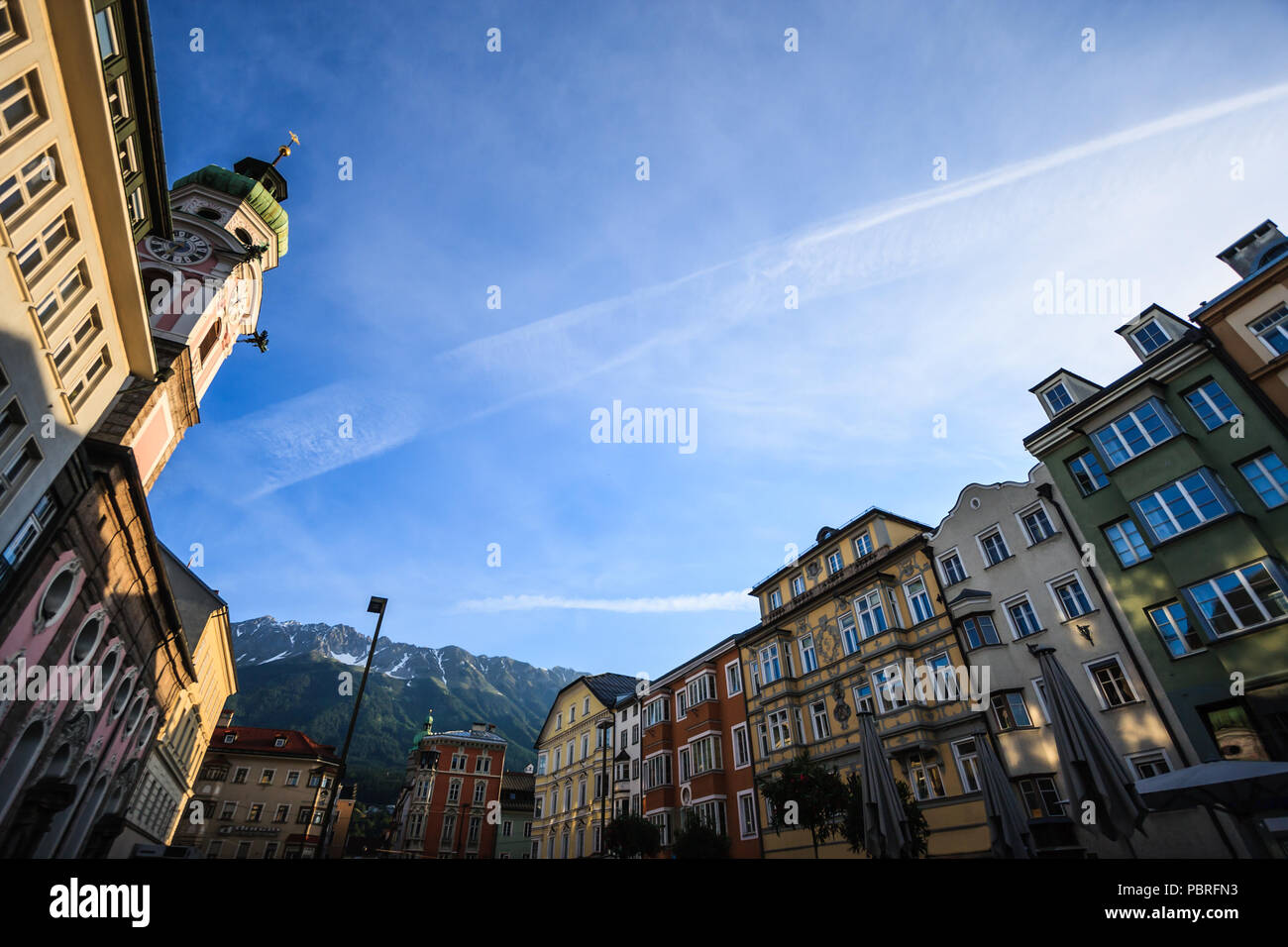 Spitalskirche Or Roman Catholic Church In Altstadt Old Town Innsbruck