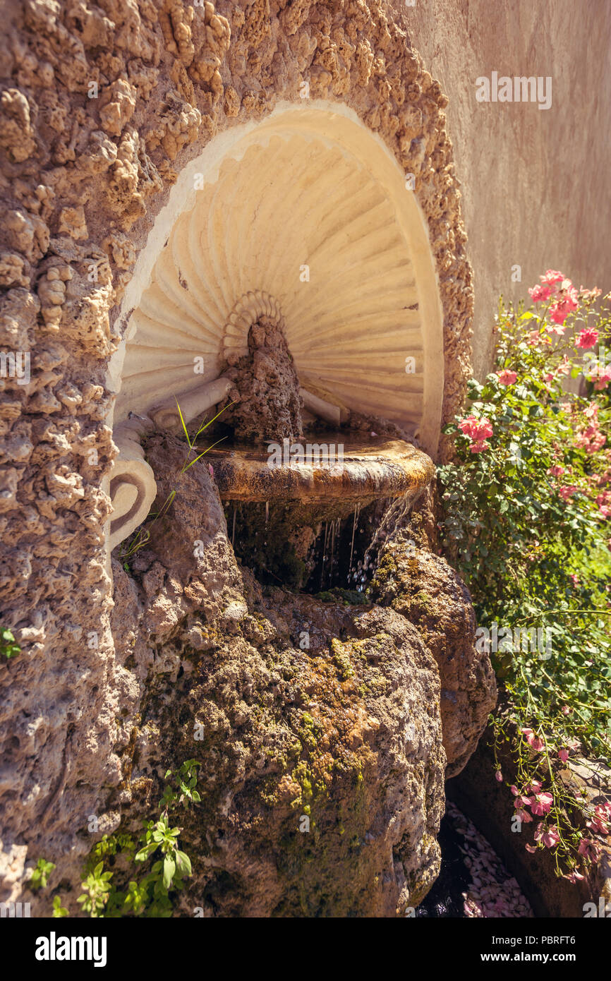 An ancient fountain Stock Photo