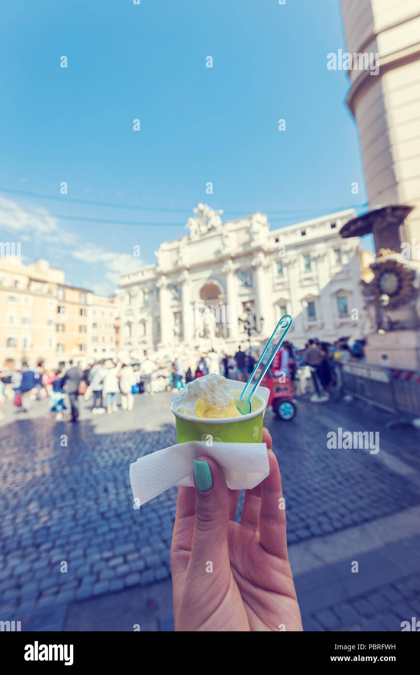 Italian ice cream Stock Photo