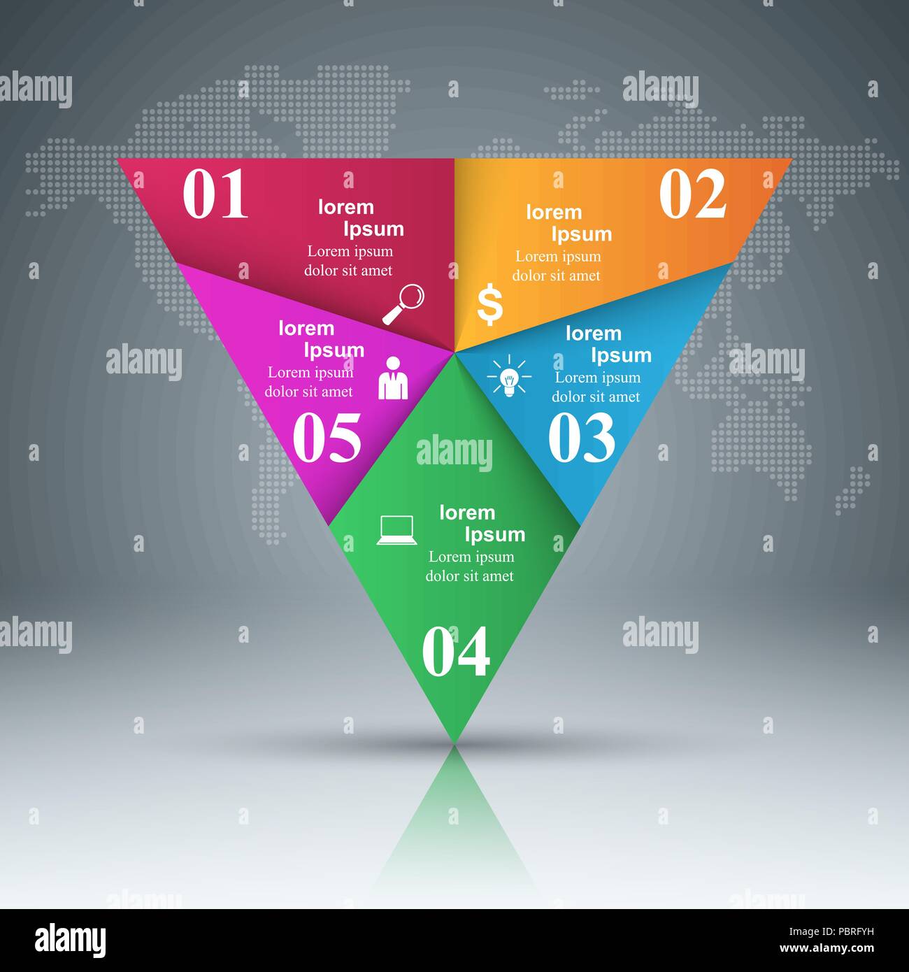Origami Inforgraphics Business Infographics origami style Vector illustration Stock Vector ...