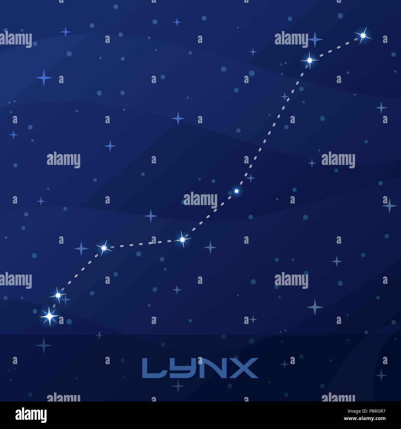 Lynx constellation space astronomy hires stock photography and images