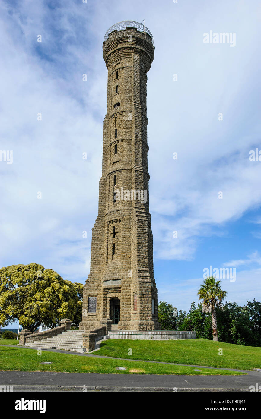 Durie Hill War Memorial Tower, Whanganui, North Island, New Zealand Stock Photo