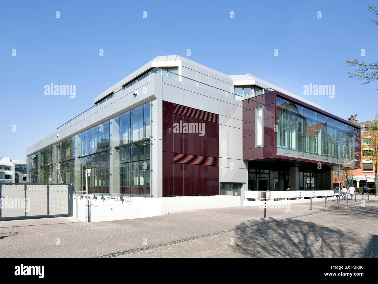 Main office of Sparkasse Paderborn-Detmold, Paderborn, East Westphalia, North Rhine-Westphalia, Germany Stock Photo
