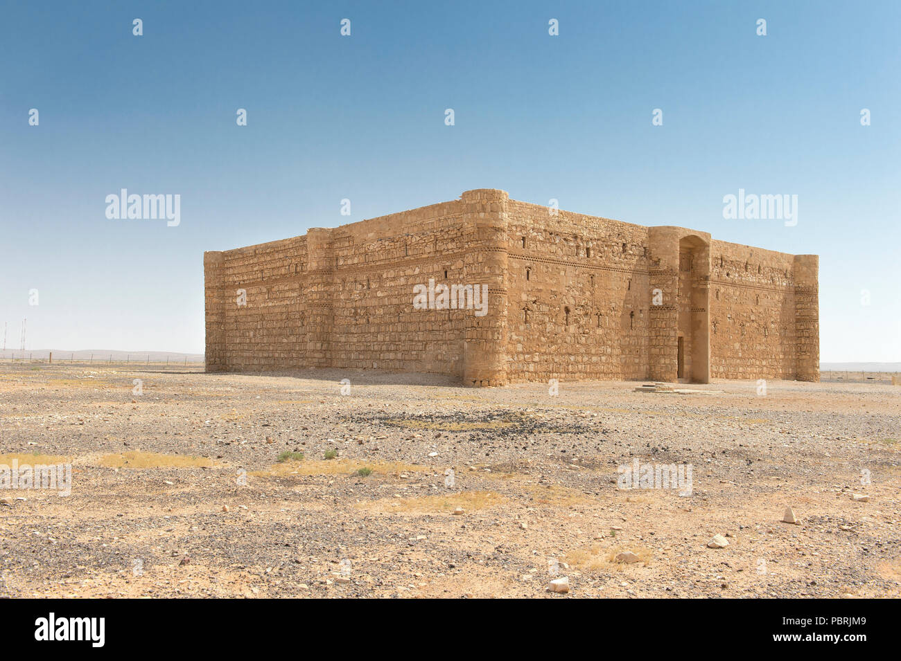 Desert castle Kharana, Amman region, Jordan Stock Photo