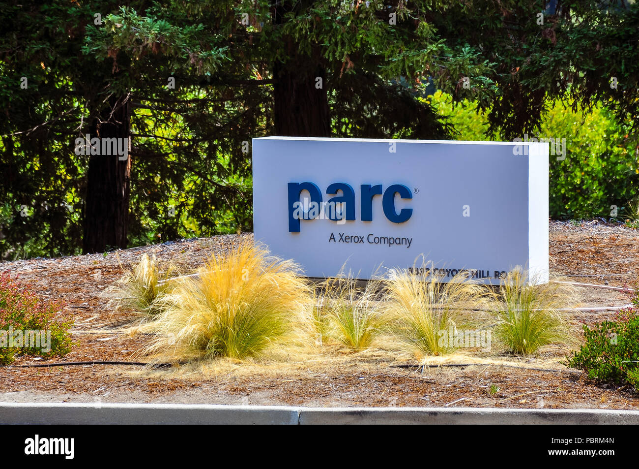 PARC, a Xerox Company. Provides custom R&D services, technology, expertise, and intellectual property to companies, startups, and gov't agencies. Stock Photo