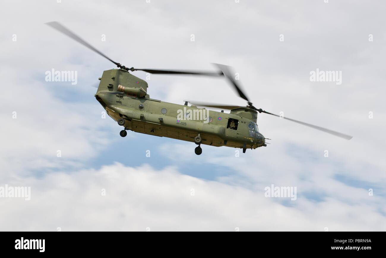 Friday 21 May 1982: Chinook CH-47C of CAB 601 destroyed on ground near  Mount Kent by Flt Lt Hare RAF in 1(F) Sqdn Harrier GR.3 using 30mm cannon  Stock Photo - Alamy
