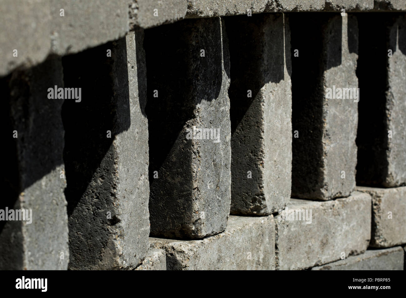 Angled concrete best sale blocks