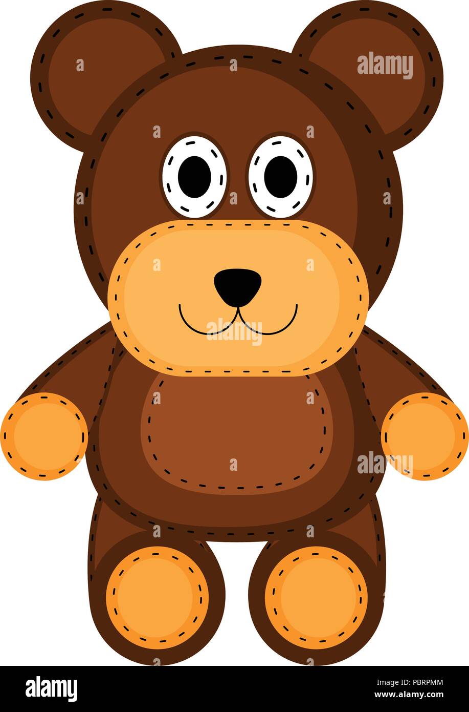 Isolated teddy bear toy icon Stock Vector Image & Art - Alamy