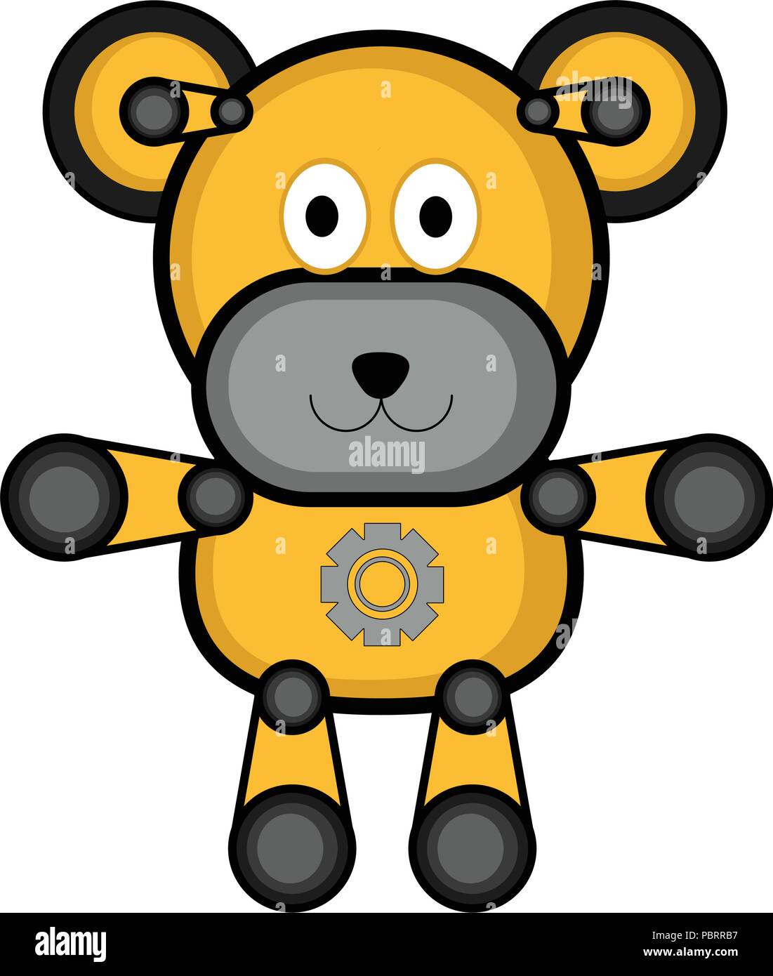 Isolated teddy bear toy icon Stock Vector Image & Art - Alamy