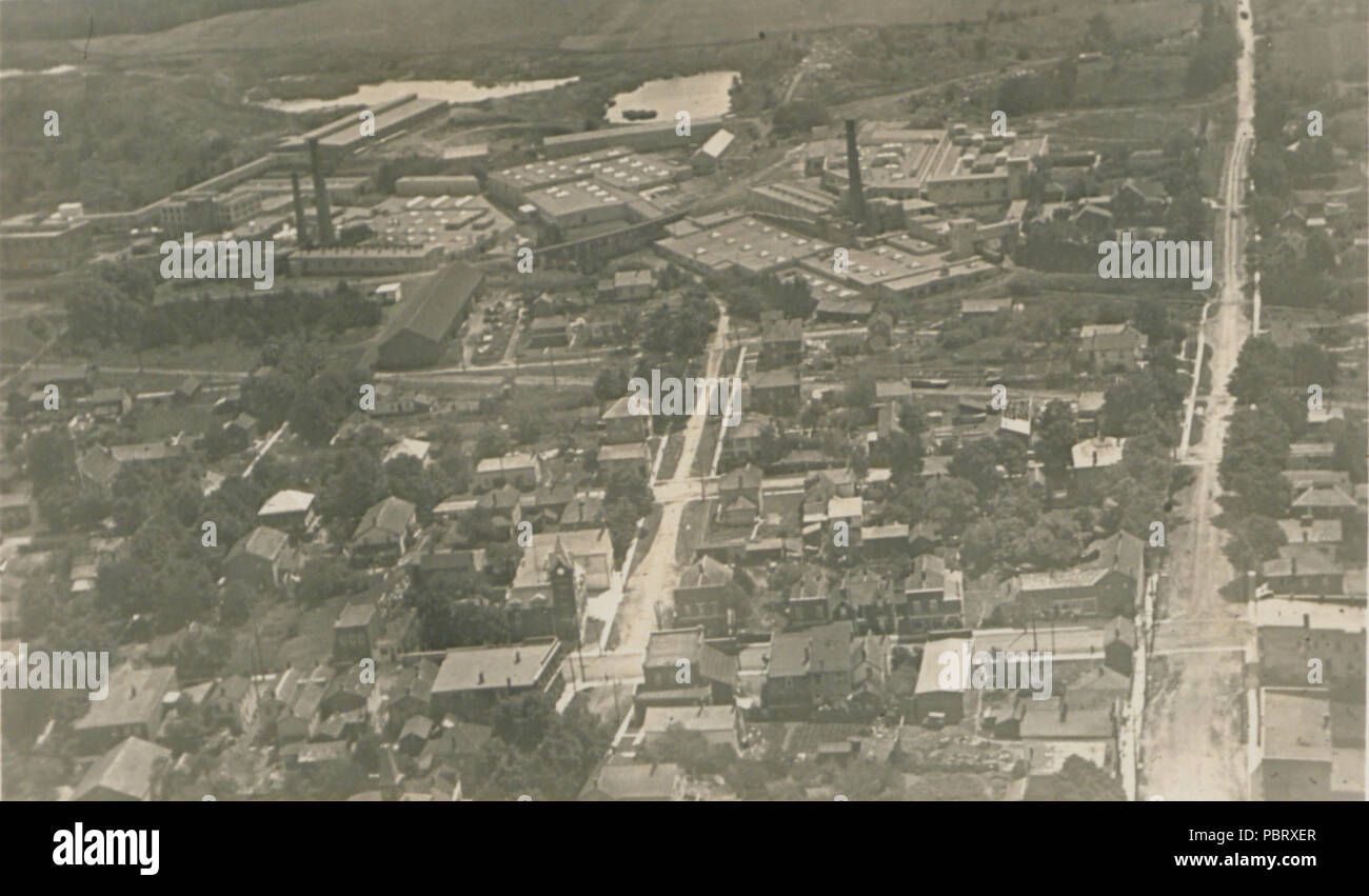 Acton Ontario from the Air (HS85-10-36351). Stock Photo