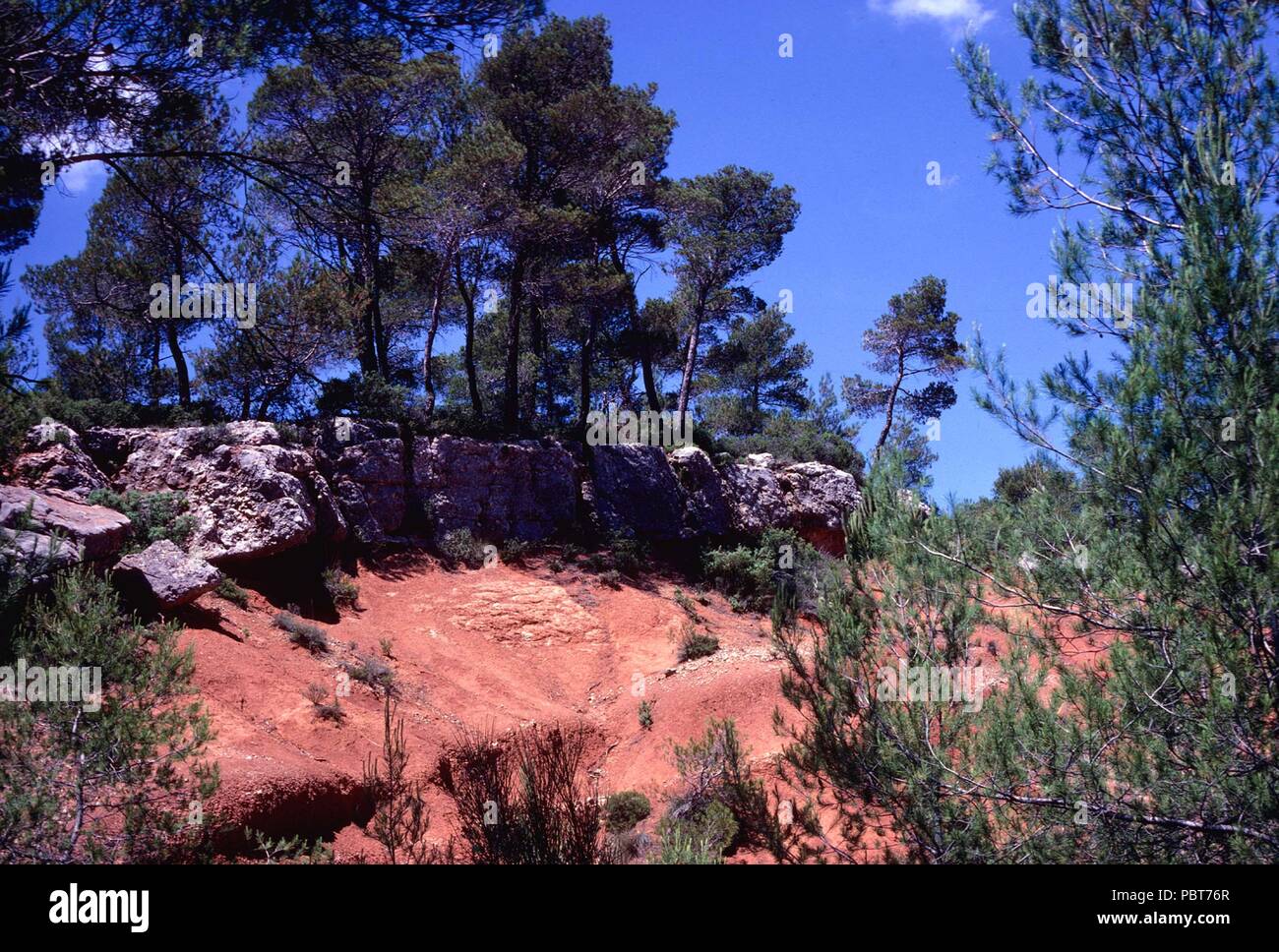 Red Desert Ravines Homeland of cezanne hi-res stock photography and images - Alamy
