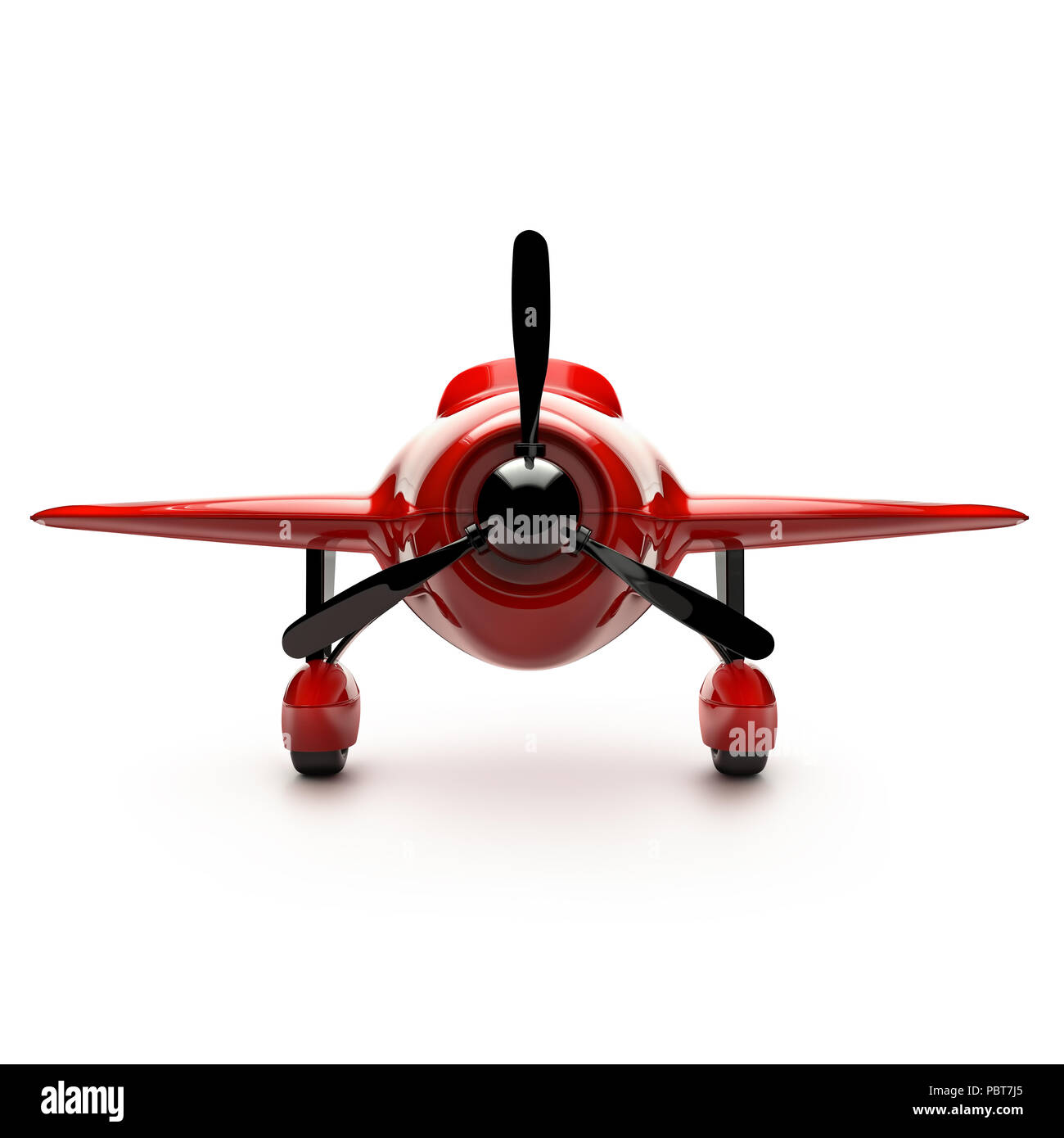 Airplane isolated on white background Stock Photo - Alamy