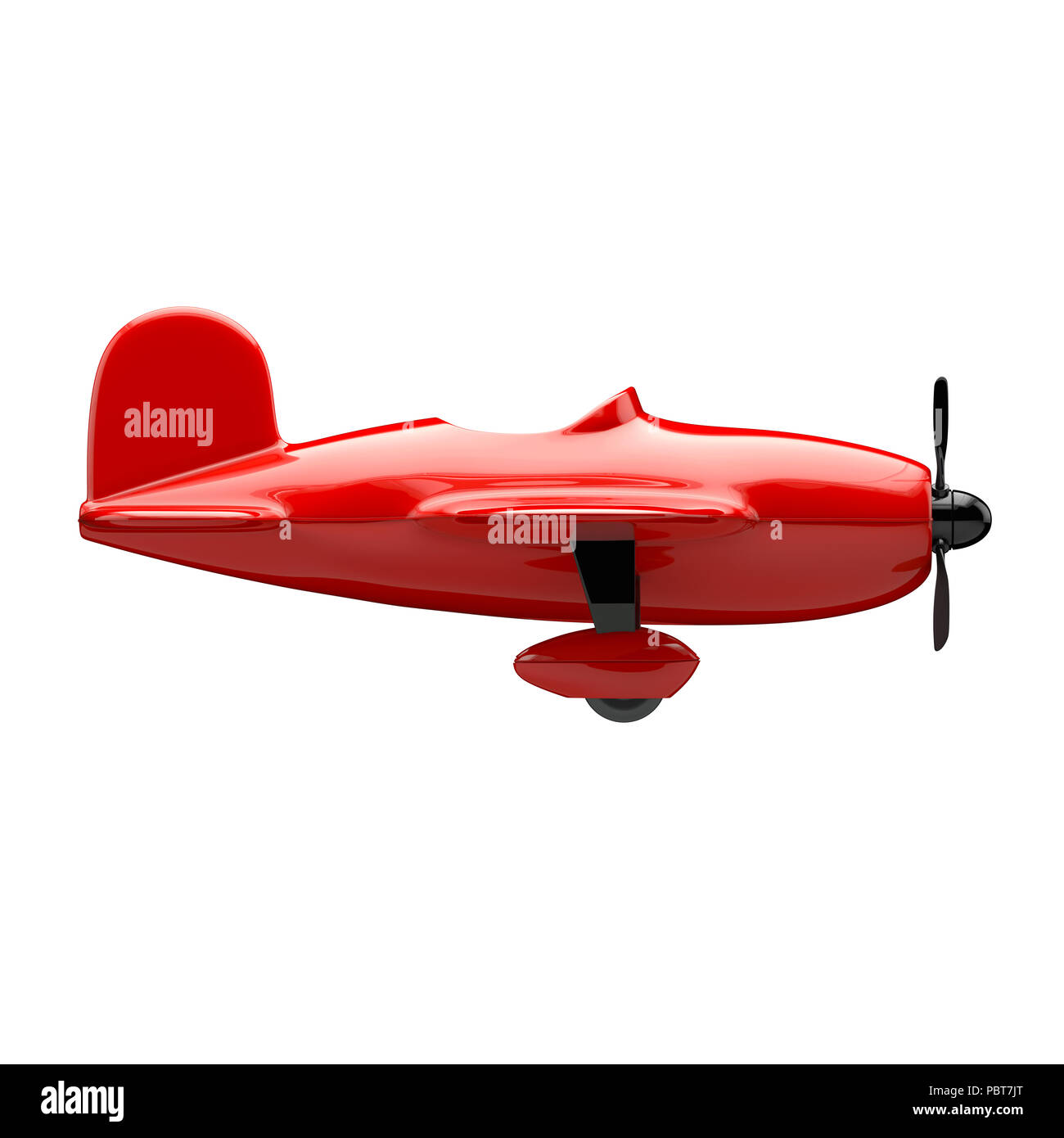 Airplane isolated on white background Stock Photo - Alamy