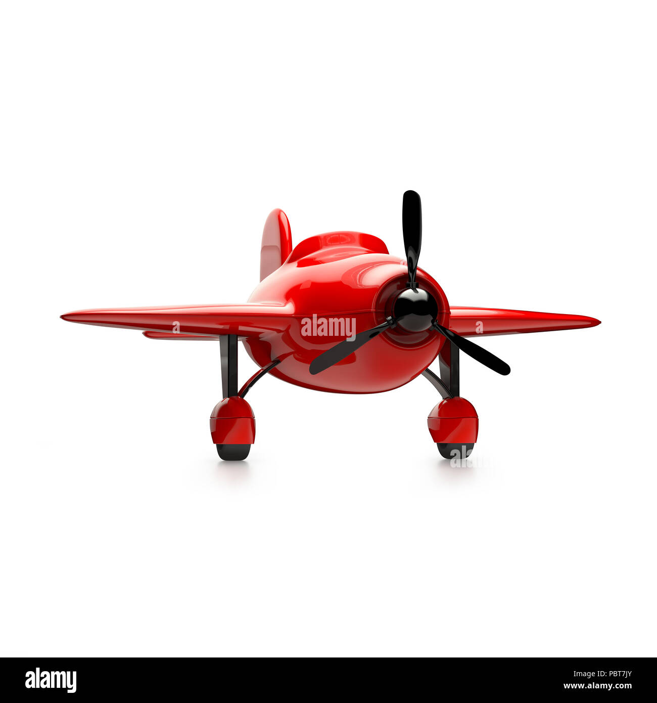 Airplane isolated on white background Stock Photo - Alamy