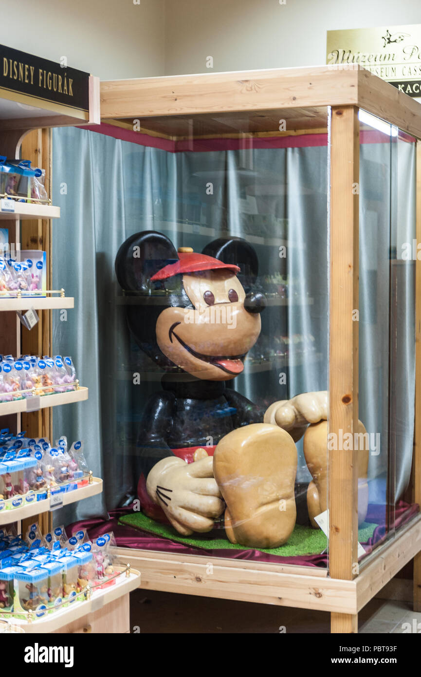 SZENTENDRE, HUNGARY - JUNE 16, 2013: Mickey Mouse made of the Marzipan in  the Marzipan museum in Szentendre, Hungary, June 16, 2013. The origin is in  Stock Photo - Alamy