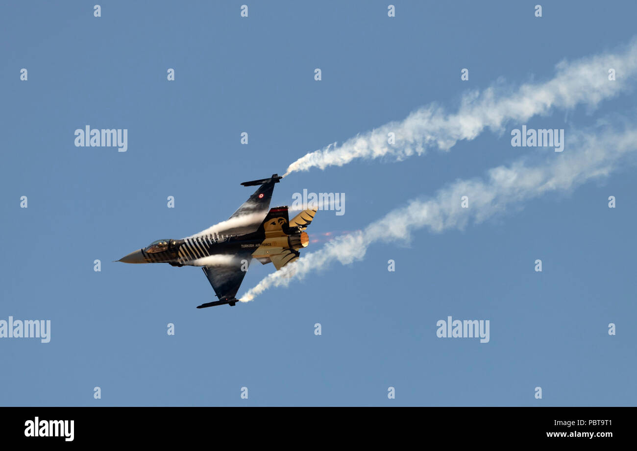 'Soloturk', F-16C Fighting Falcon, Turkish Air Force, Stock Photo