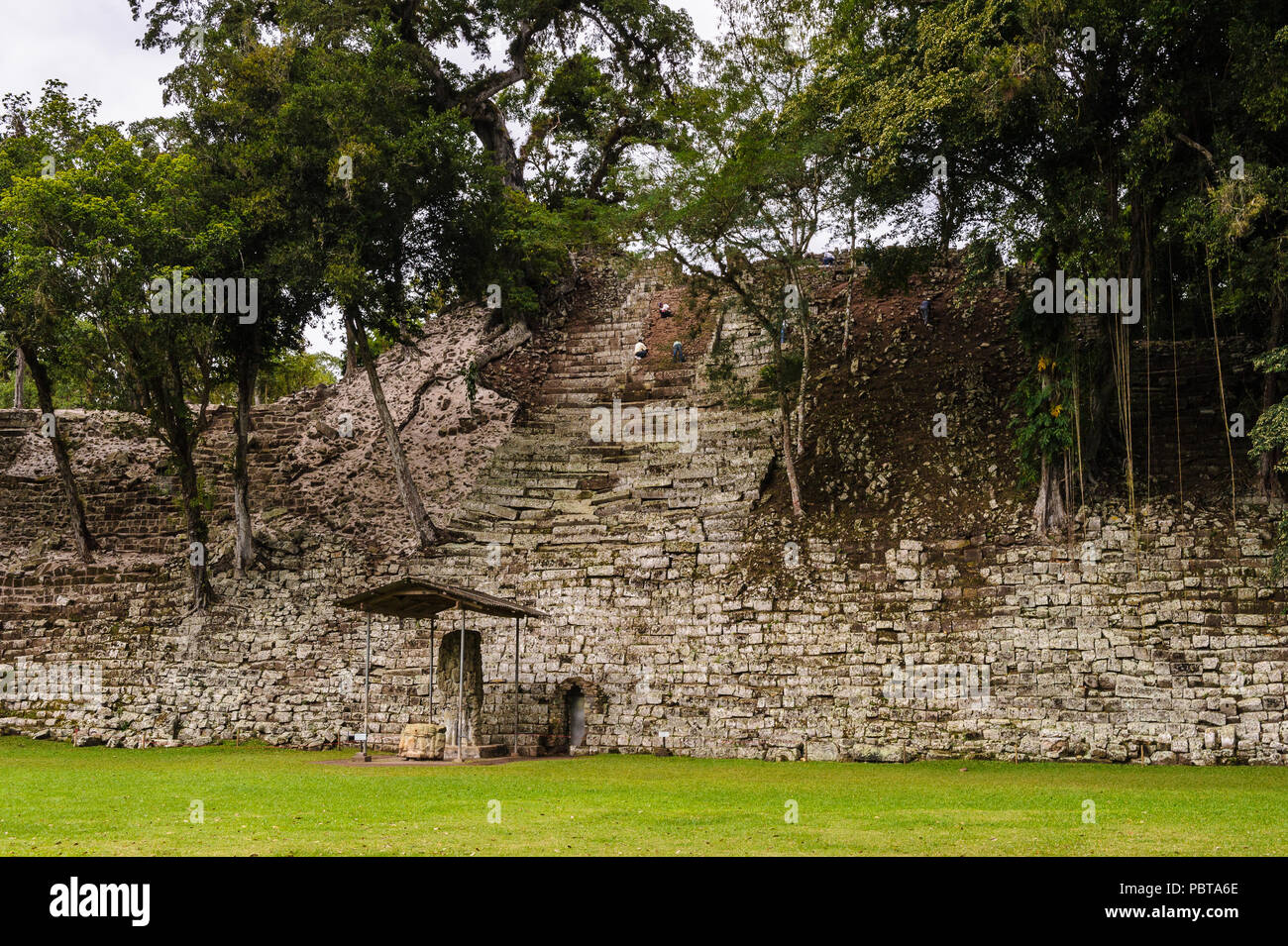Mayan ruins of Copan, an archaeological site of the Maya civilization, Honduras Stock Photo
