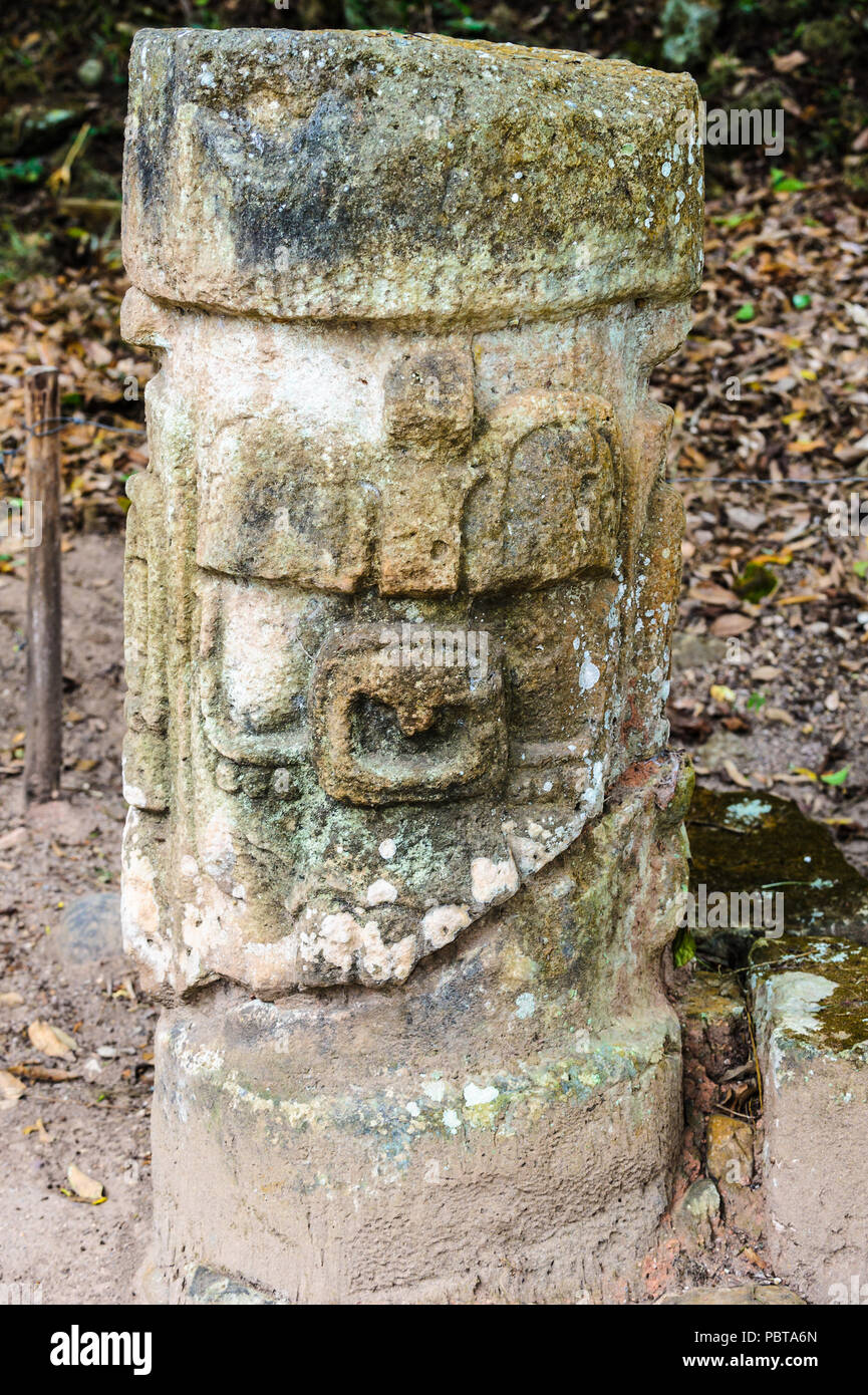 Ruins of Copan, an archaeological site of the Maya civilization, Honduras Stock Photo