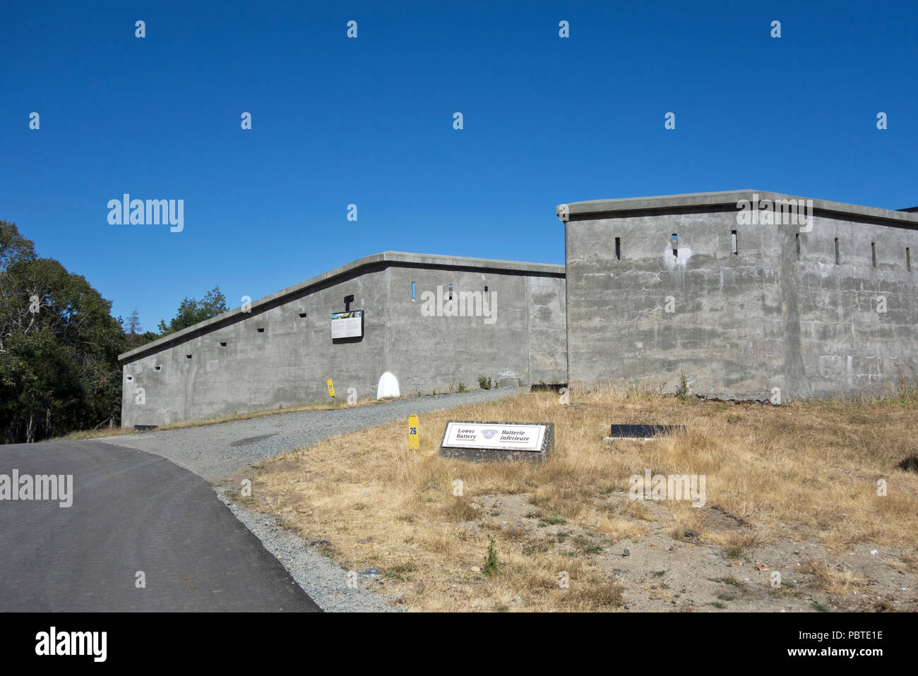 Fort Rodd Hill in Colwood, British Columbia, Canada Stock Photo