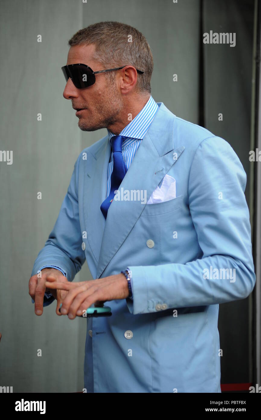 Lapo Elkann presents his new line of LAPS sunglasses in Milan, Italy  Featuring: Lapo Elkann Where: Milan, Italy When: 28 Jun 2018 Credit:  IPA/WENN.com **Only available for publication in UK, USA, Germany,