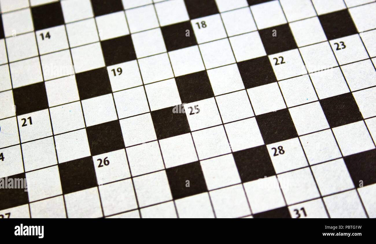 Crossword puzzle newspaper hires stock photography and images Alamy