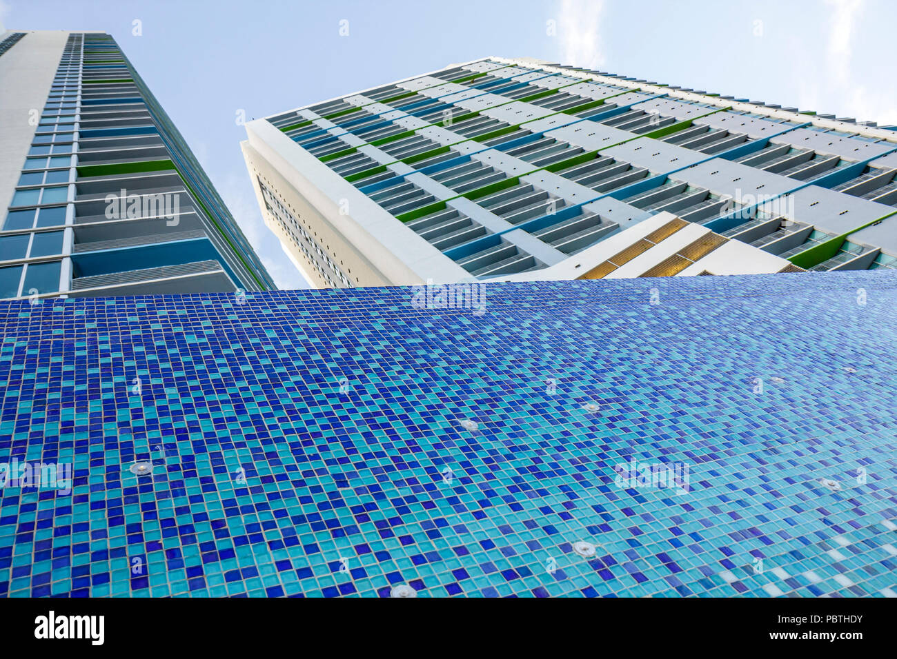 Miami Florida downtown One Miami condominium high rise building tower