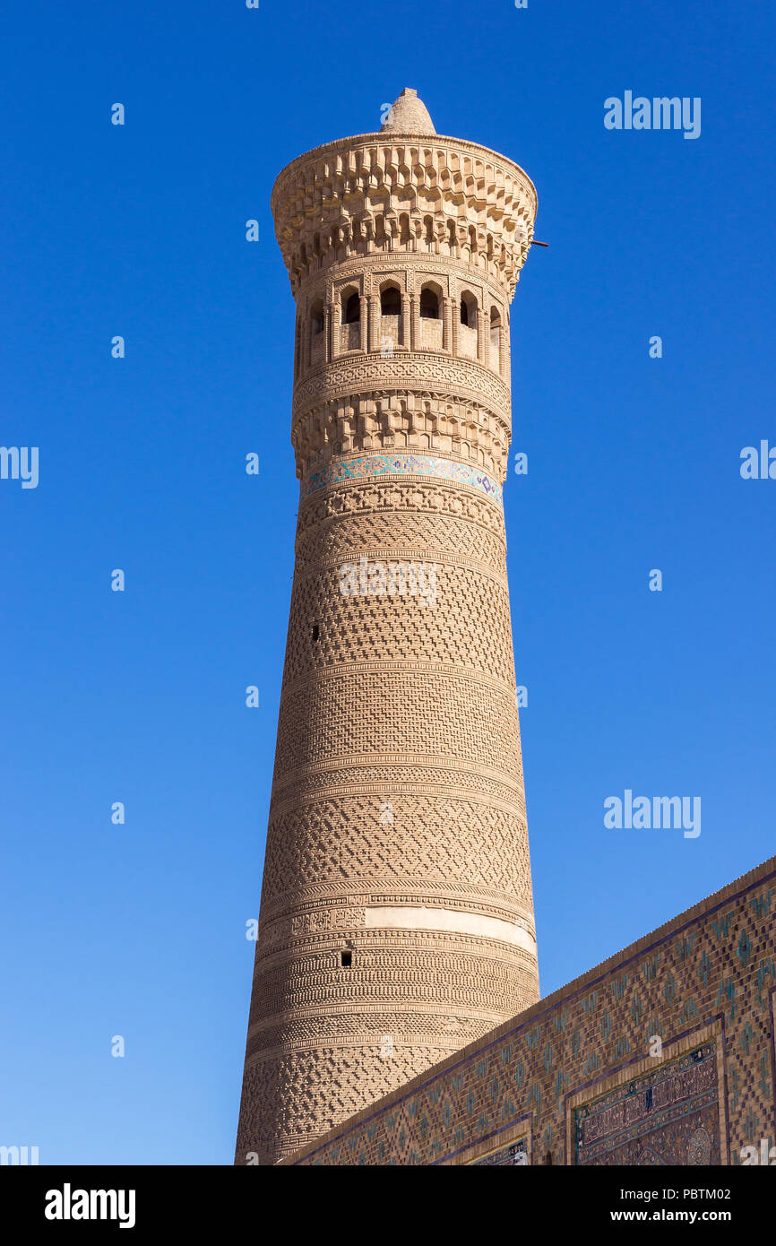 The Kalyan minaret - Bukhara, Uzbekistan Stock Photo