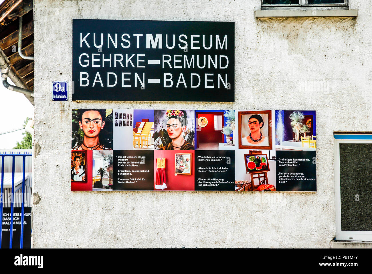 Outside The Frida Kahlo Exhibition At The Kunstmuseum Gehrke