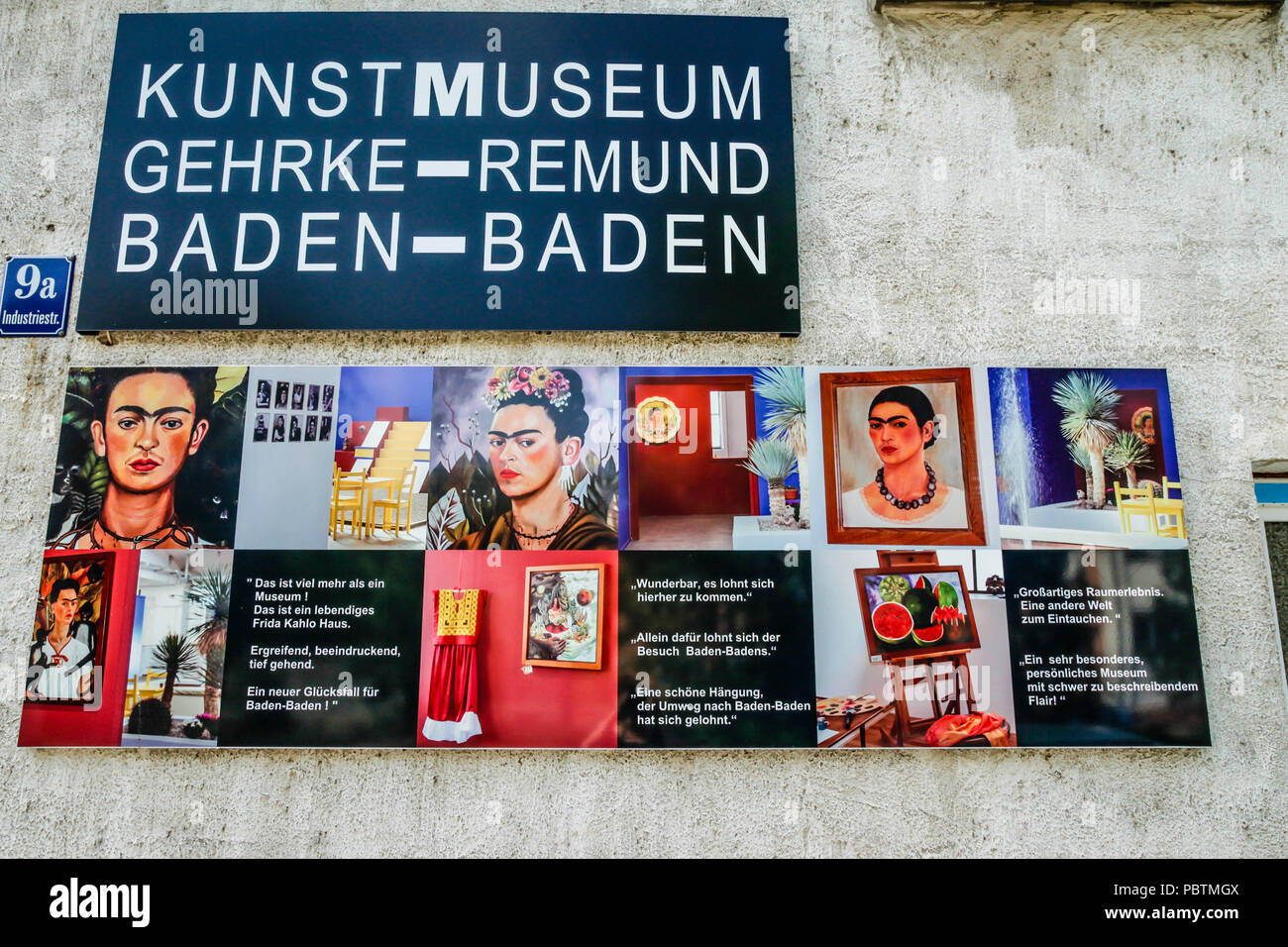 Outside The Frida Kahlo Exhibition At The Kunstmuseum Gehrke