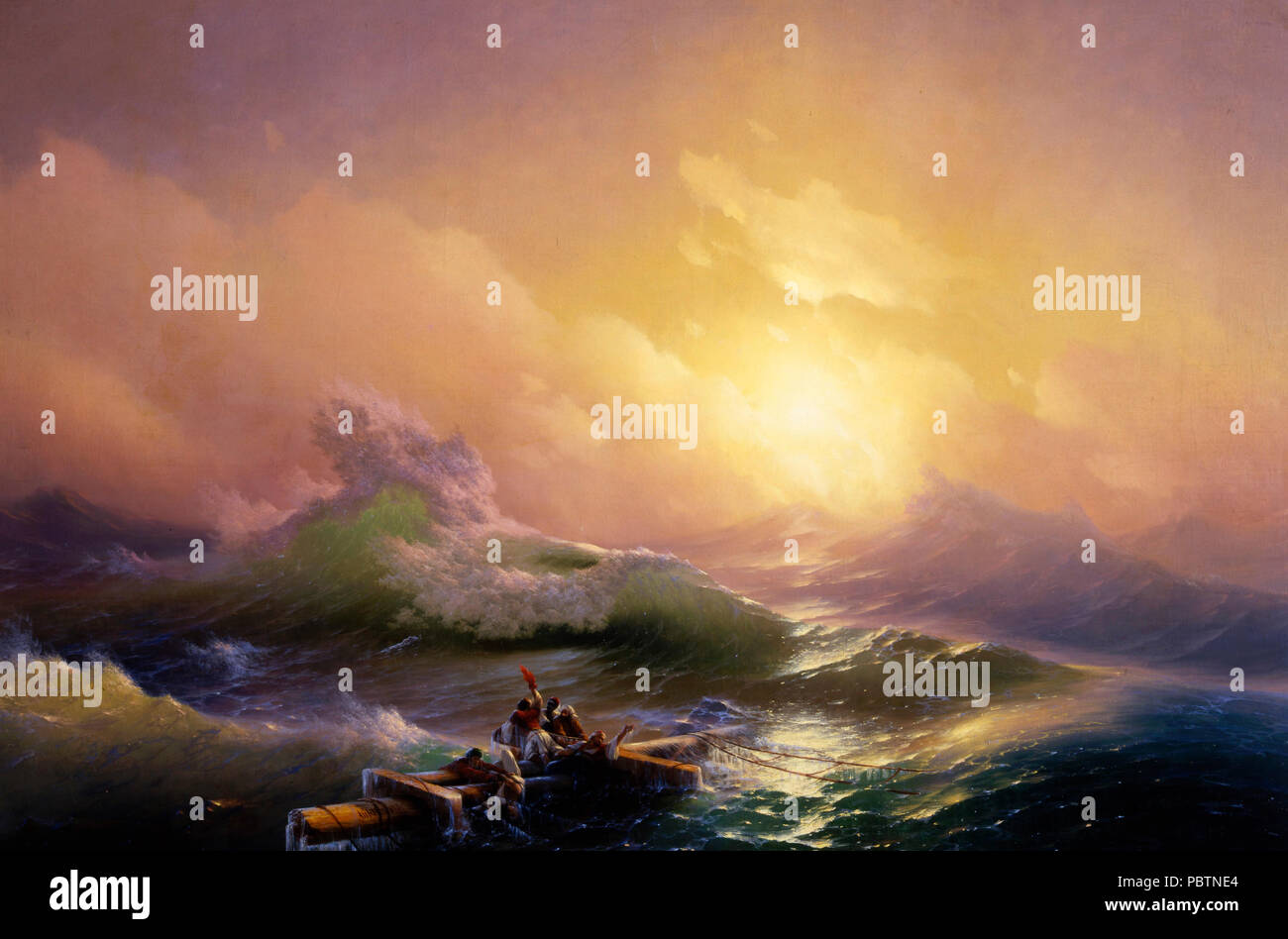 The Ninth Wave Hovhannes Aivazovsky Stock Photo Alamy