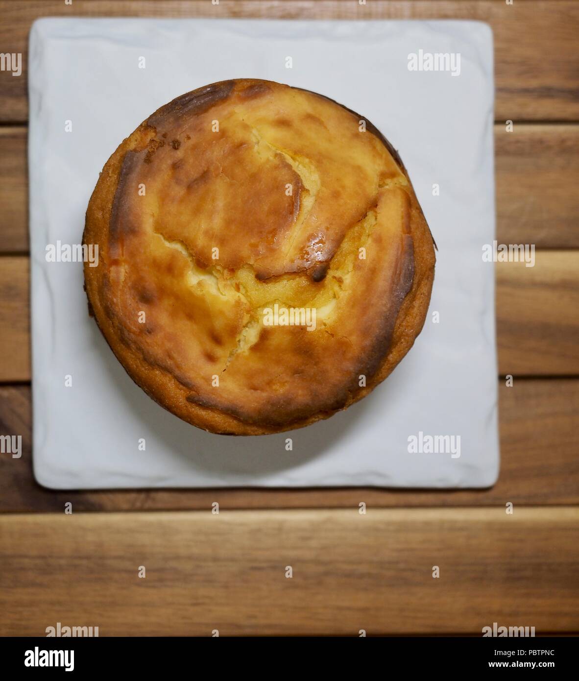 Japanese style cream cheese cake Stock Photo Alamy