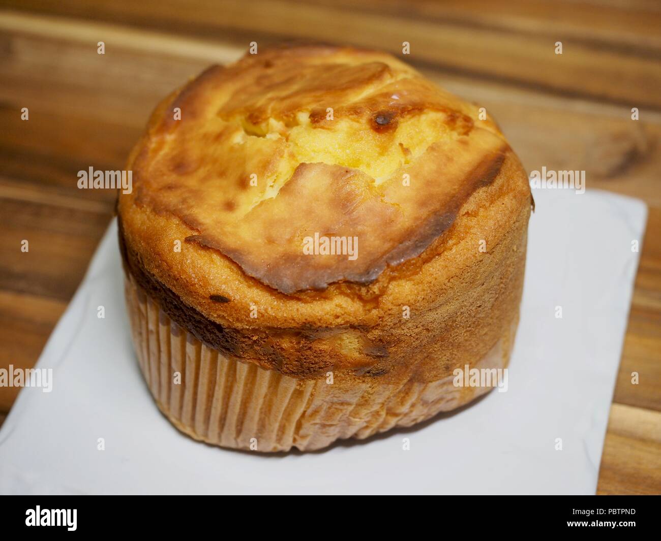 Japanese style cream cheese cake Stock Photo Alamy