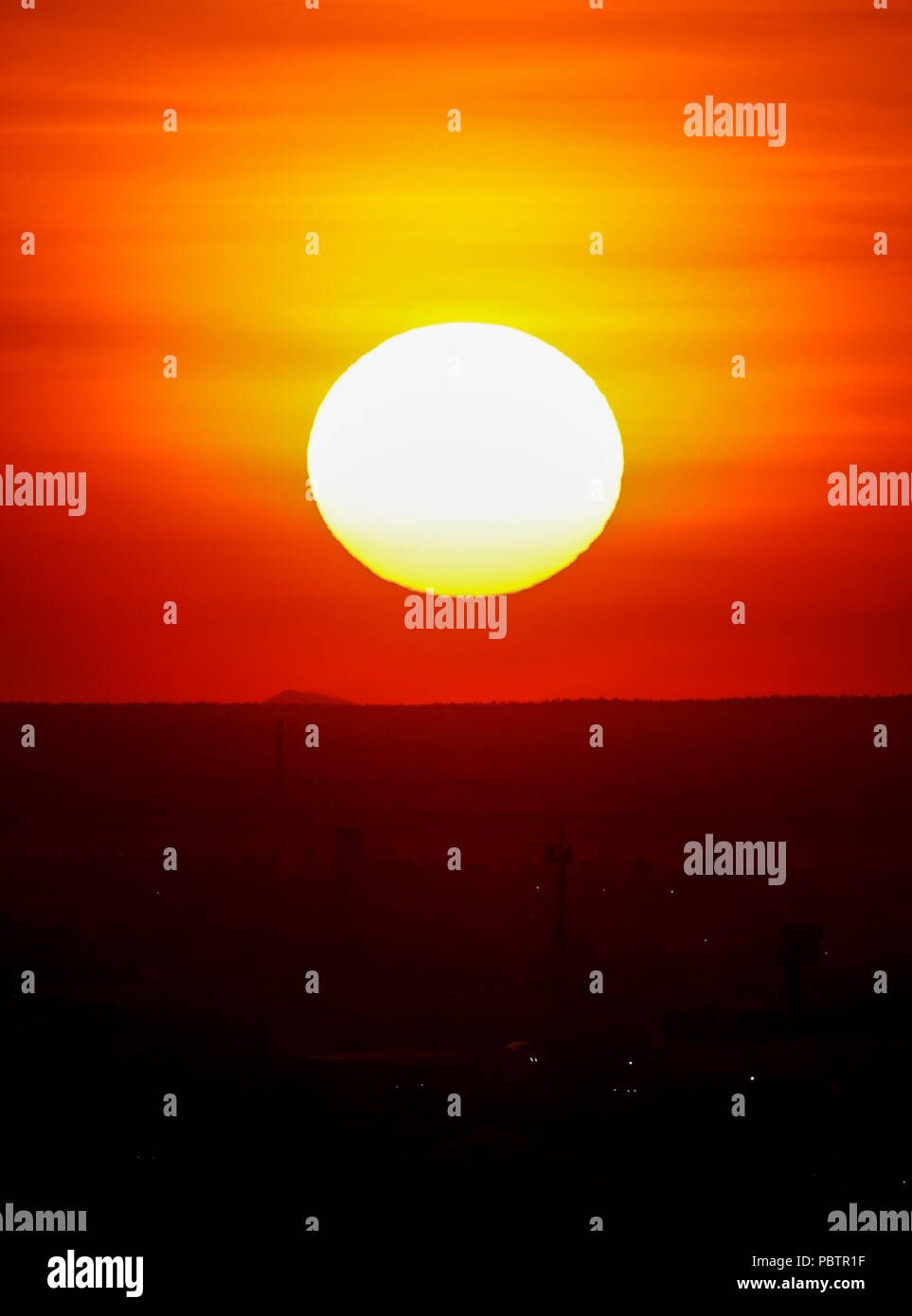 Space landscape giant hot sun hi-res stock photography and images - Alamy
