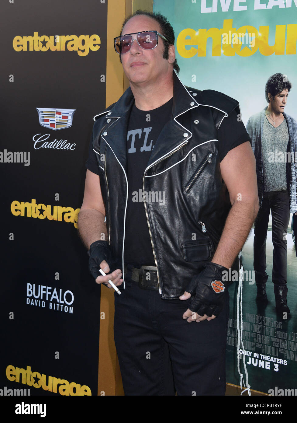Andrew Dice Clay 139 atthe Entourage Premiere at the Westwood Village