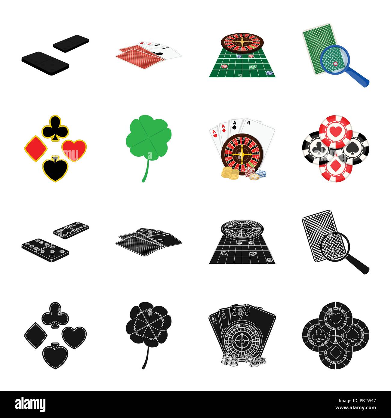 Excitement, casino, game and other icon in black,cartoon style ...